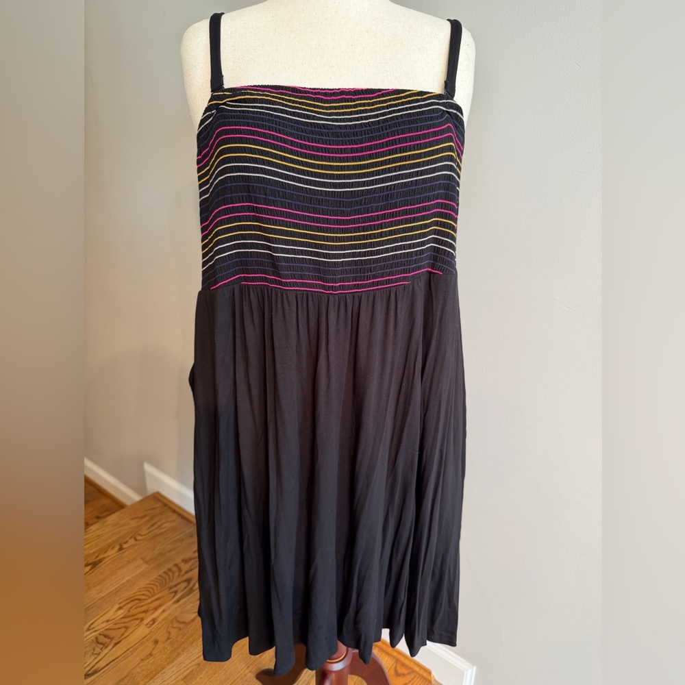 NWT Torrid Smocked Removable Strap Sleeveless Dress - Torrid Size 3 (22-24, 3X)